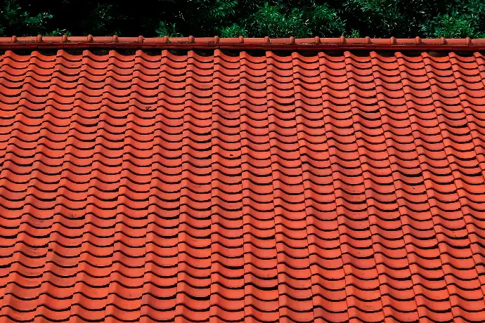 brown roof tiles near green trees during daytime